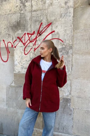 228697 Burgundy JACKET