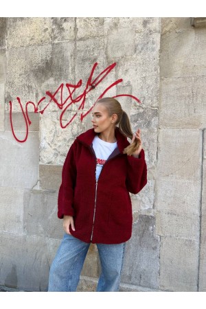 228697 Burgundy JACKET