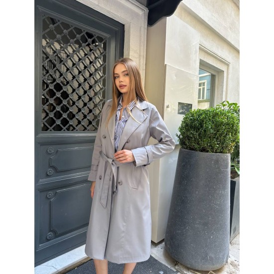 228709 GRİ TRENÇKOT