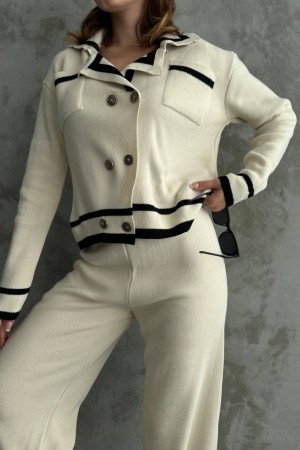 228727 EKRU PANTOLON TAKIM