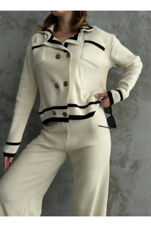 228727 EKRU PANTOLON TAKIM