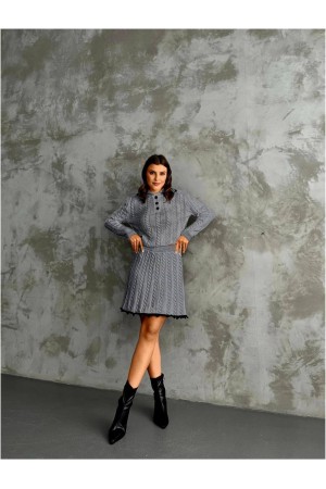 228735 GRİ ETEK TAKIM