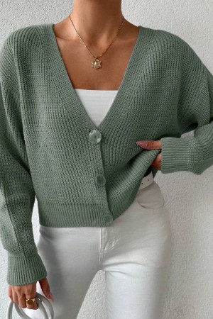 228806 "Water Green" CARDIGAN