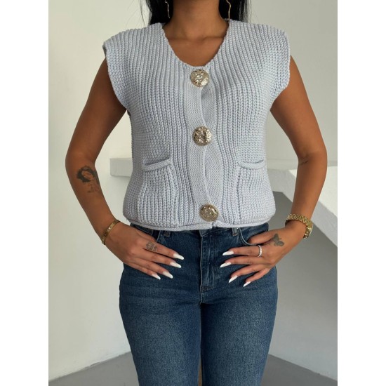 228830 BEBE MAVİ YELEK