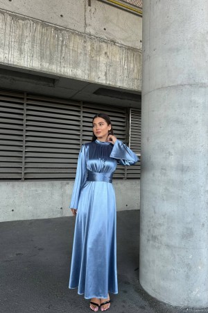 228877 BEBE MAVİ ABİYE