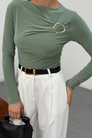 228900 SU YEŞİL BLUZ