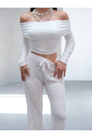 228941 BEYAZ PANTOLON TAKIM