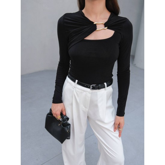 228952 BLACK BLOUSE