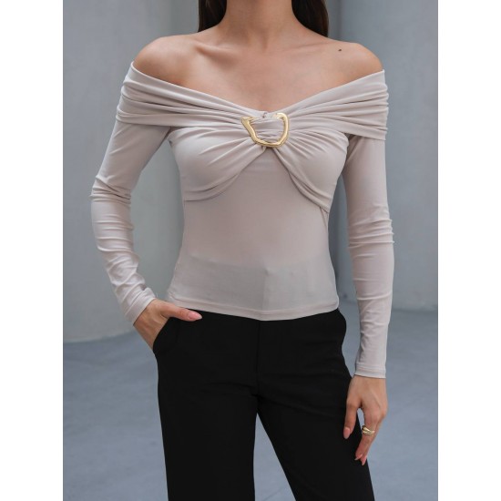 228976 BEIGE BLOUSE