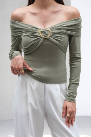 228978 "Water Green" BLOUSE
