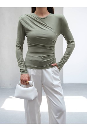 228995 SU YEŞİL BLUZ