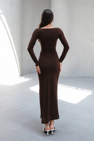 229012 COFFEE DRESS
