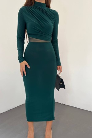 229014 "Emerald green" DRESS
