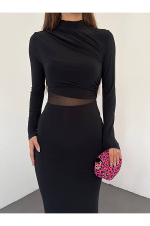 229015 SİYAH ELBİSE