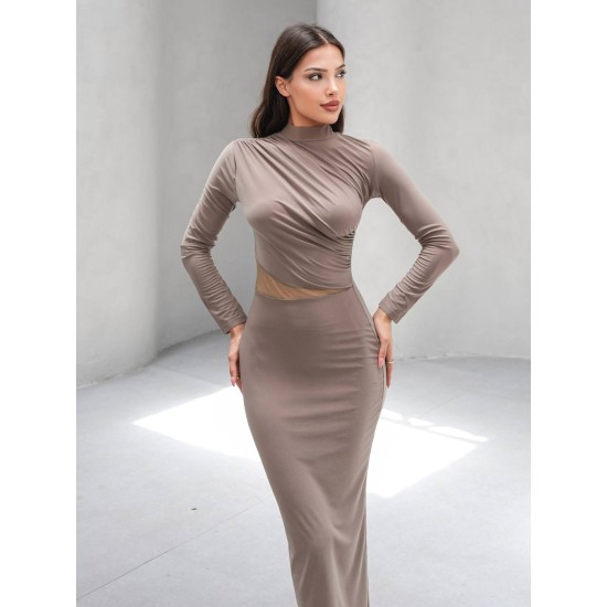 229017 BEIGE DRESS
