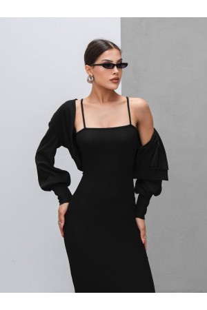 229023 SİYAH ELBİSE