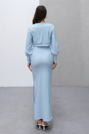 229026 "Baby blue" DRESS