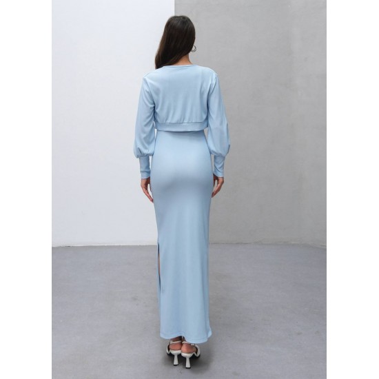 229026 "Baby blue" DRESS