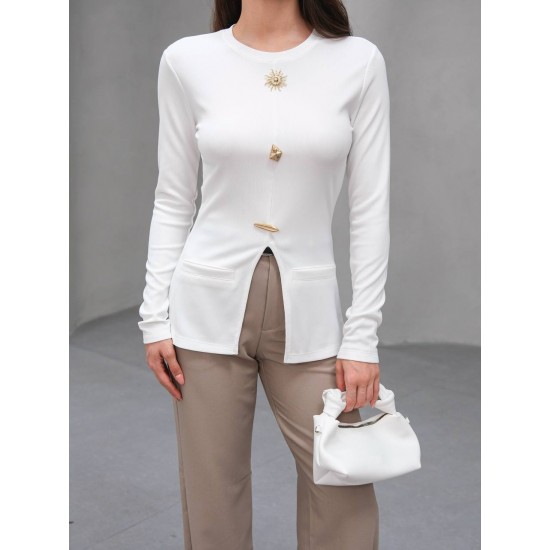229032 WHITE BLOUSE