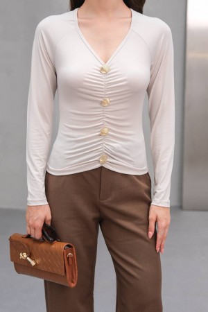 229038 BEIGE BLOUSE