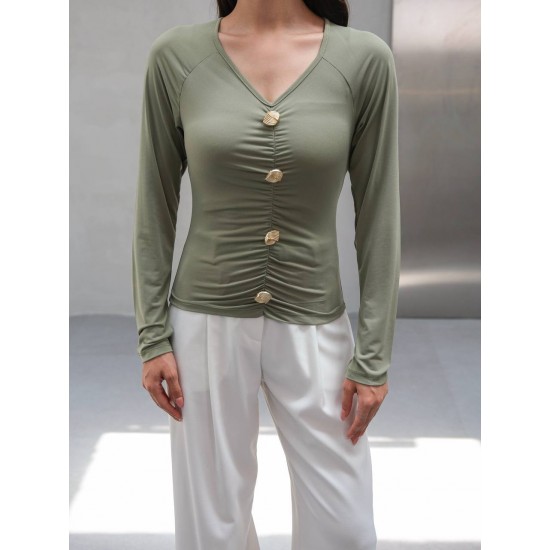 229041 "Water Green" BLOUSE