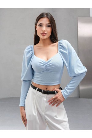 229054 BEBE MAVİ BLUZ