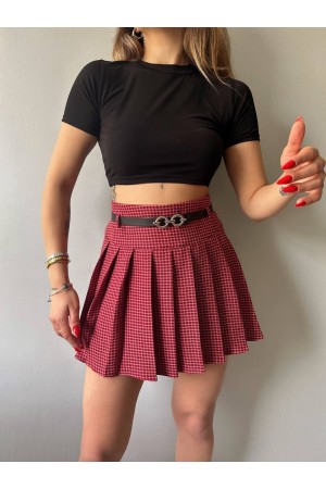 229074 Burgundy SKIRT
