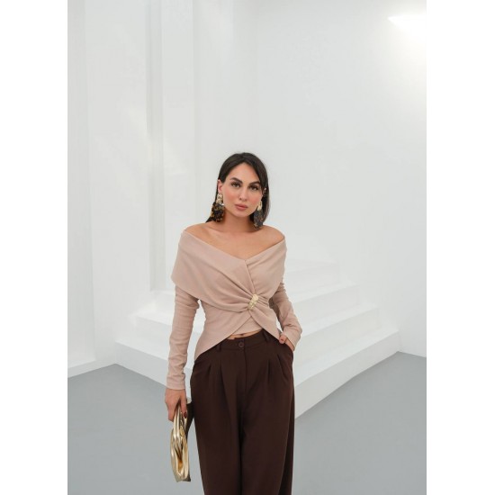 229081 BEIGE BLOUSE