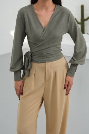 229110 SU YEŞİL BLUZ