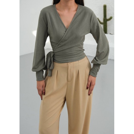 229110 SU YEŞİL BLUZ