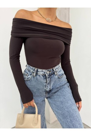 229116 KAHVE BLUZ