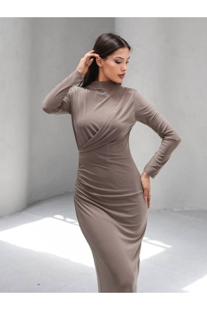 229125 VİZON ELBİSE