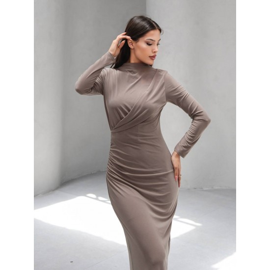 229125 VİZON ELBİSE