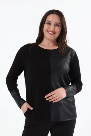 229349 BLACK BLOUSE