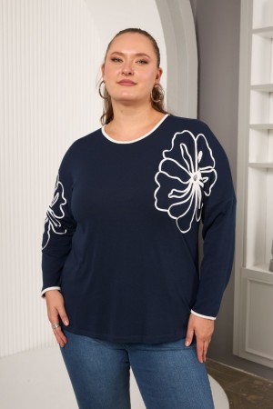 229385 LACİVERT BLUZ