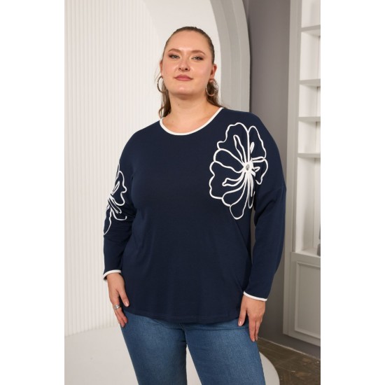 229385 LACİVERT BLUZ