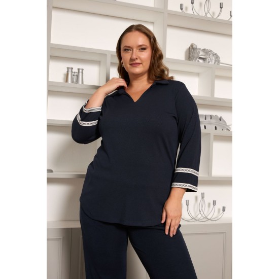 229407 LACİVERT BLUZ