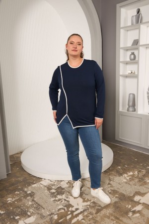 229414 LACİVERT BLUZ