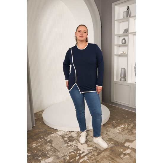 229414 LACİVERT BLUZ