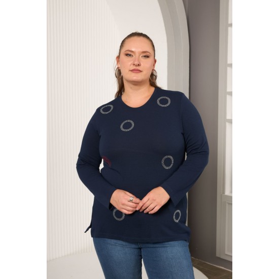 229425 LACİVERT BLUZ