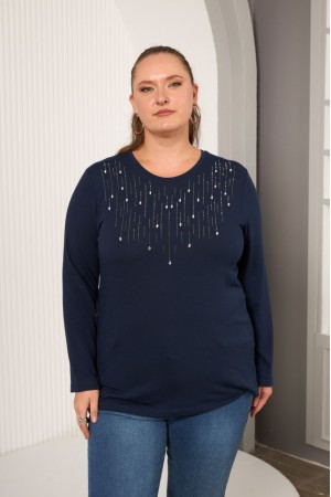 229443 LACİVERT BLUZ