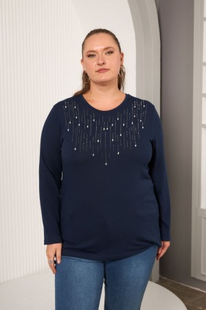 229443 LACİVERT BLUZ