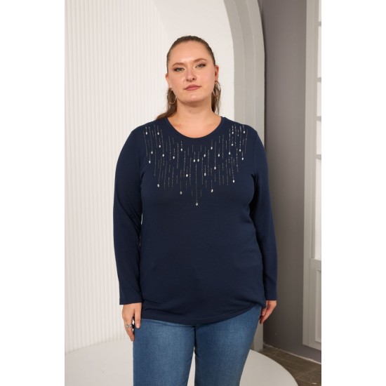 229443 LACİVERT BLUZ