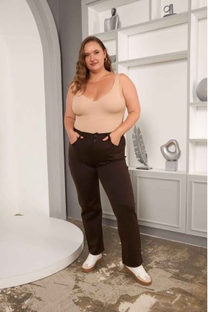 229498 KAHVE PANTOLON