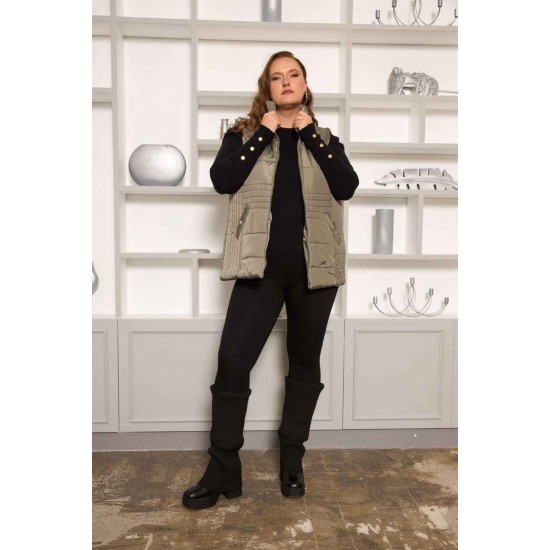 229508 KHAKI WAISTCOAT