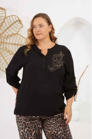 229526 SİYAH GÖMLEK