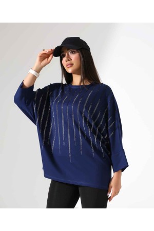 229566 LACİVERT BLUZ