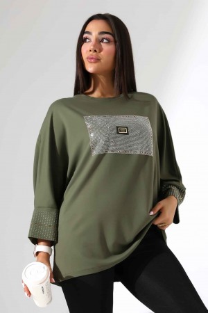229569 KHAKI BLOUSE