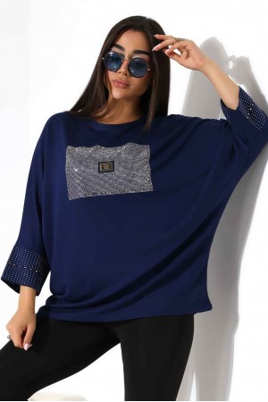 229570 LACİVERT BLUZ