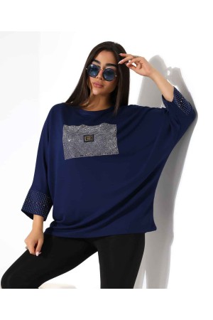 229570 LACİVERT BLUZ